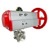 Pneumatic/Manual Stainless-3 Piece Ball Valves Pneumatic/Manual Stainless-3 Piece Ball Valves
