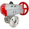 Pneumatic/Manual Stainless Flanged Ball Valve Pneumatic/Manual Stainless Flanged Ball Valve