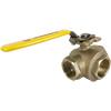 Full Port Brass 3-Way Ball Valves Full Port Brass 3-Way Ball Valves