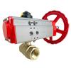 Pneumatic/Manual Brass Ball Valves Pneumatic/Manual Brass Ball Valves