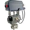 Air Actuated V-Port Stainless Ball Valves - Rack & Pinion