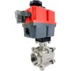 Electric Actuated 3-Piece Stainless Ball Valves - Multi-Voltage Electric Actuated 3-Piece Stainless Ball Valves - Multi-Voltage