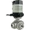 Electric Actuated Stainless 3-Way Ball Valves - Compact Electric Actuated Stainless 3-Way Ball Valves - Compact