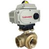 Electric Actuated Brass 3-Way Ball Valves- Positioner Electric Actuated Brass 3-Way Ball Valves- Positioner