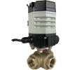 Electric Actuated Brass 3-Way Ball Valves - Compact Electric Actuated Brass 3-Way Ball Valves - Compact