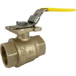 1-1/2" NPT Brass Ball Valve - Direct Mount