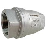 1 1/4" Stainless Spring Check Valve, NPT