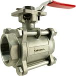 2" 3-Piece Stainless Ball Valve - Direct Mount