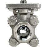 1/4" V-Port Ball Valve - 30&deg