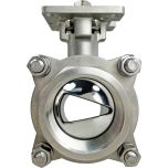 2-1/2" V-Port Ball Valve - 30&deg