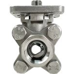 1/4" V-Port Ball Valve - 60&deg