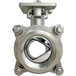 2-1/2" V-Port Ball Valve - 60&deg