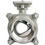 3" V-Port Ball Valve - 60&deg