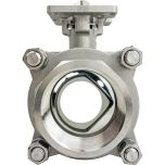 3" V-Port Ball Valve - 90&deg