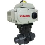 1/2" Electric Actuated PVC Ball Valve 110 VAC