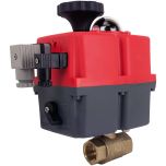 3/4" Electric Actuated Brass Ball Valve 24-240V