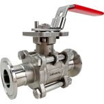 1" Sanitary Ball Valve, Direct Mount, Tri-Clamp