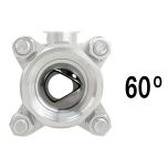60&deg; 1-1/4" V-Port