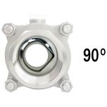 90&deg; 3" V-Port