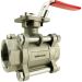 1-1/4" 3-Piece Stainless Ball Valve - Direct Mount