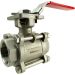 1-1/2" 3-Piece Stainless Ball Valve - Direct Mount
