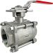 2-1/2" 3-Piece Stainless Ball Valve - Direct Mount