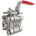 1/4" High Pressure Stainless Ball Valve - Direct Mount