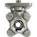 3/8" V-Port Ball Valve - 90&deg