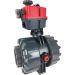 4" Electric Actuated Ball Valve PVC/EPDM, 24-240V