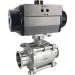 2-1/2" Sanitary Ball Valve, Double Acting Rack & Pinion, Tri-Clamp