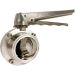 3" Sanitary Butterfly Valve, Tri-Clamp w/ Handle