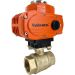 1-1/4" Explosion Proof Brass Ball Valve 24 VDC