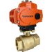 2" Explosion Proof Brass Ball Valve 24 VDC