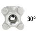 30&deg; 1/4" V-Port