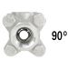 90&deg; 3/8" V-Port