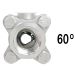 60&deg; 3/4" V-Port