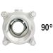 90&deg; 3" V-Port