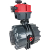 4" Electric Actuated Ball Valve PVC/EPDM, 24-240V
