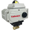 1/4" Electric Actuated Brass Ball Valve 110 VAC