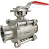 2" Sanitary Ball Valve, Direct Mount, Tri-Clamp