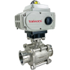 2" Sanitary Ball Valve, 24 VDC EPS-Positioner, Tri-Clamp