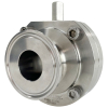 1" Sanitary Butterfly Valve, Tri-Clamp, Bare Stem