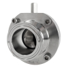 1 1/2" Sanitary Butterfly Valve, Tri-Clamp, Bare Stem