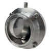 3" Sanitary Butterfly Valve, Tri-Clamp, Bare Stem