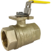1-1/4" NPT Brass Ball Valve - Direct Mount