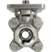 3/8" V-Port Ball Valve - 90?