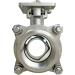 2-1/2" V-Port Ball Valve - 90?