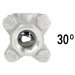 30&deg; 1/2" V-Port