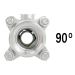 90&deg; 1-1/4" V-Port