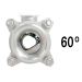 60&deg; 1-1/2" V-Port